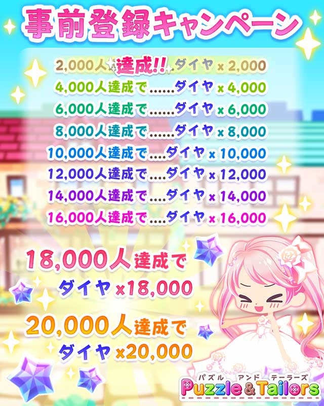 パズル＆テーラーズ【パズテラ】の画面