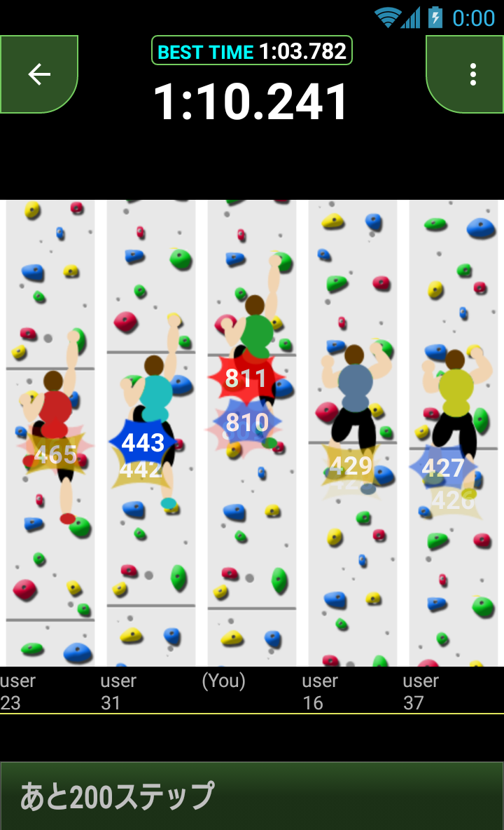 《頂上を目指せ！》 1K クライマー 【1K Climber】の画面