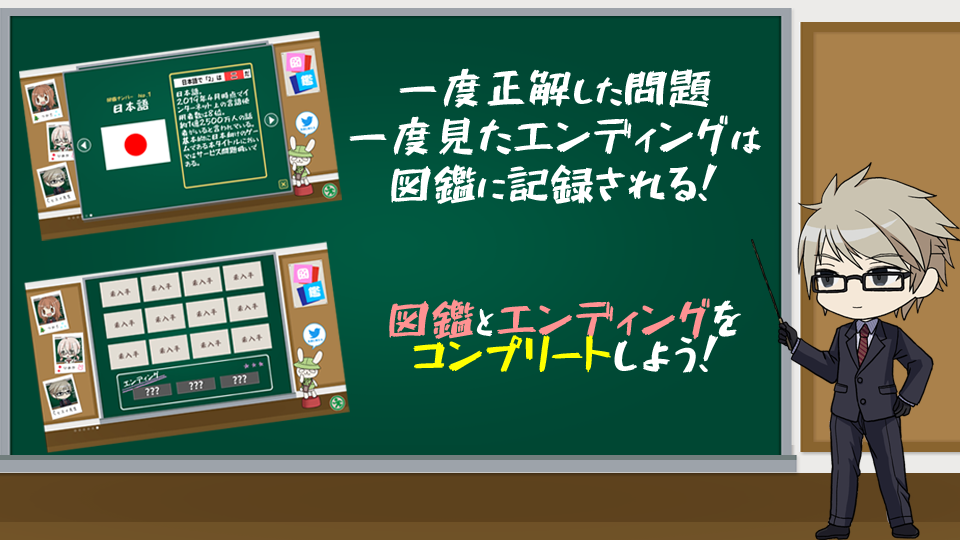 【クイズ】学園スイーツ発見～双目（ざらめ）のドーナツ編～の画面