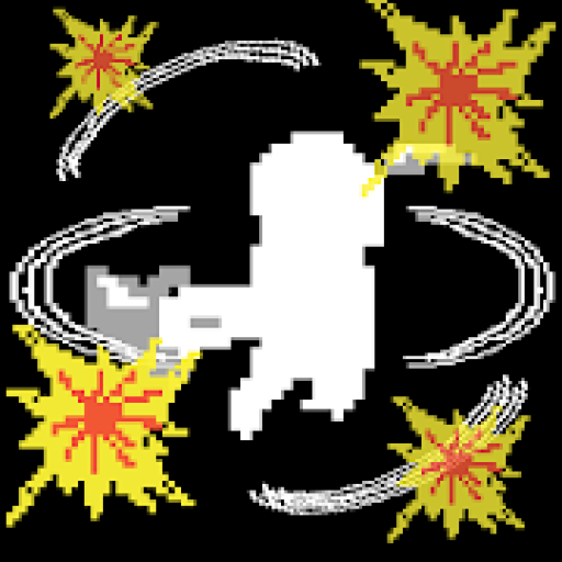 むらがるてきをたおすゲームの画像