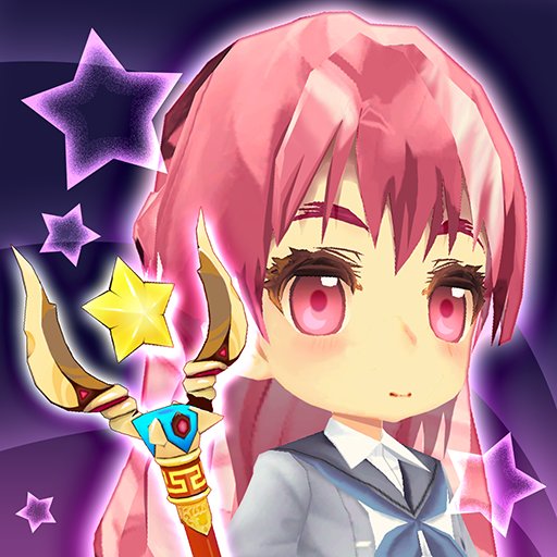 魔法少女ですが無限にダンジョンで強くなってもいいですか？のアプリアイコン