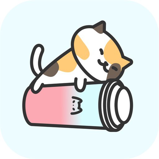 猫店長のタピオカ屋のアプリアイコン