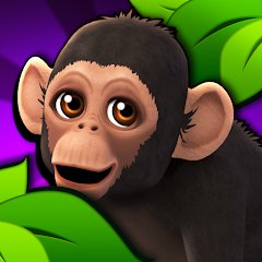 Zoo Life：アニマルパークゲームのアプリアイコン