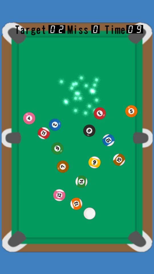 touch2x8ballsの画面