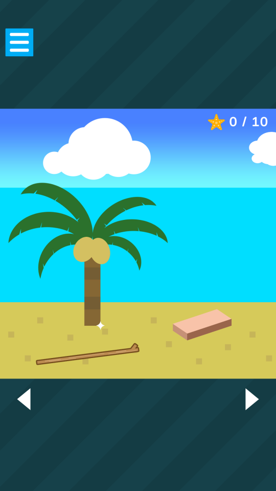 脱出ゲーム :楽しい島からの脱出の画面