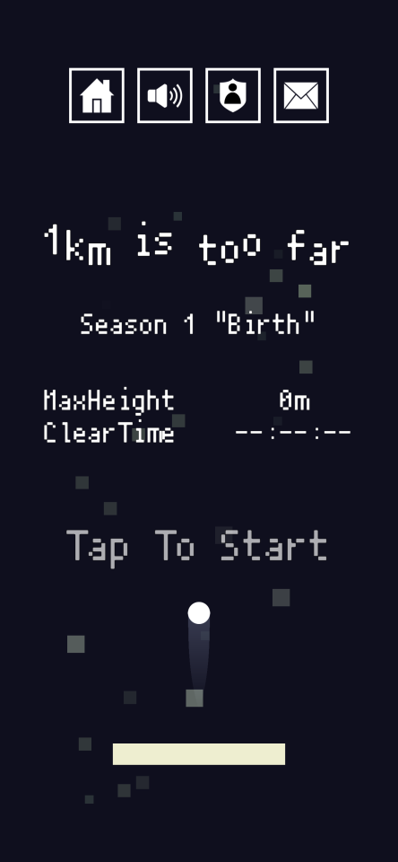 1km is too farの画面