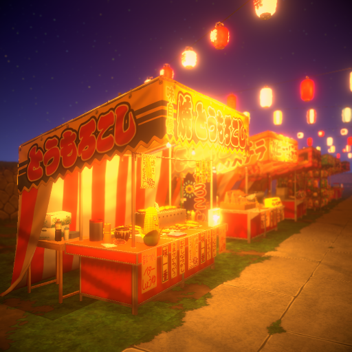 脱出ゲーム 夏祭りと打ち上げ花火の画像