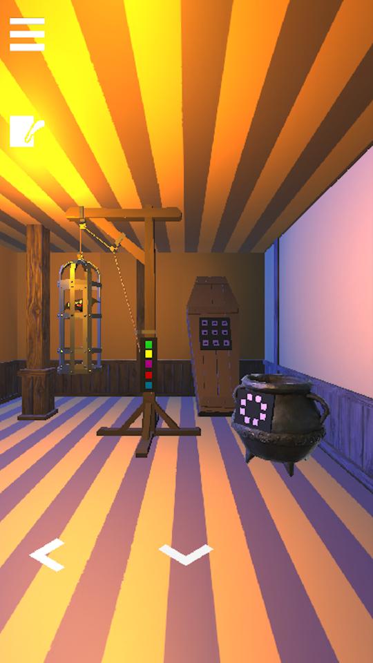 脱出ゲーム ~ハロウィンなおばけハウスからの脱出~の画面