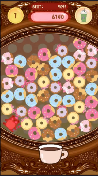 マッチパズルゲーム Dooonuts !の画面
