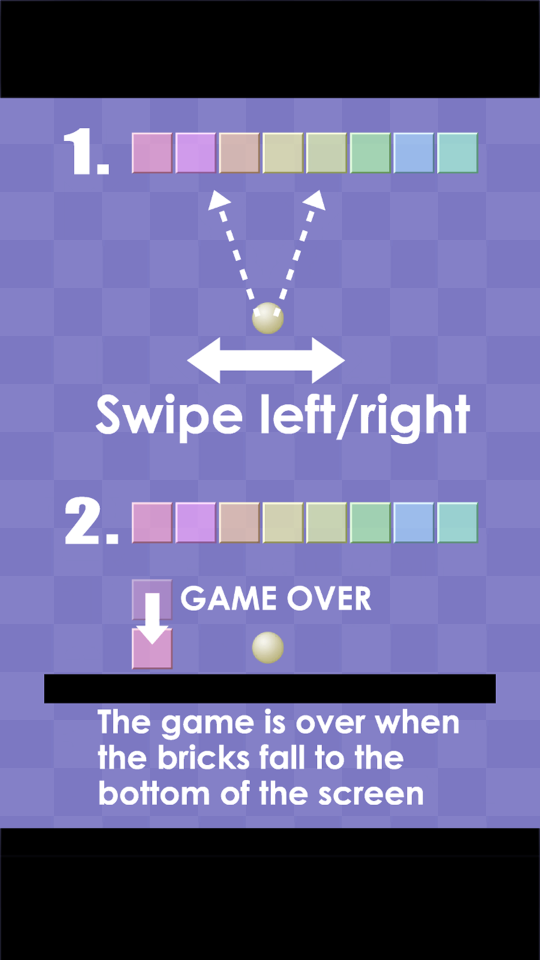 Block Brick Ball Break:ブロック崩しの画面
