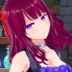 黒猫とリズの魔法のお店のアプリアイコン