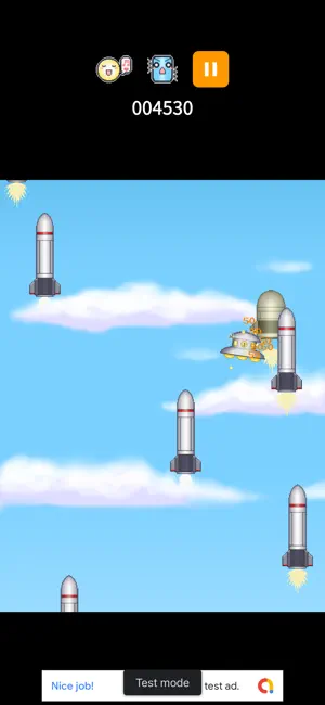 THE MISSILESの画面